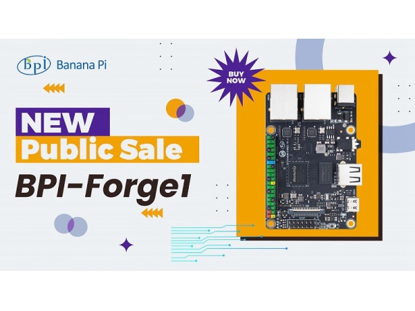 Banana Pi BPI-Forge1 Rockchip RK3506j Industrial grade SBC public sale.