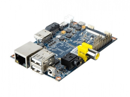香蕉派 BPI-M1 单板计算机采用全志A20芯片方案,板载1G RAM内存