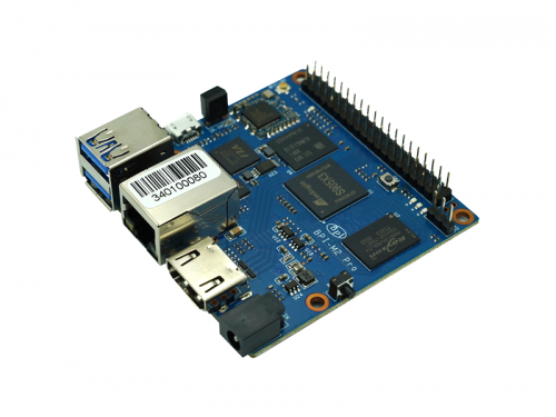 BPI-P2 Zero quad core single-board computer support for IoT and smart home