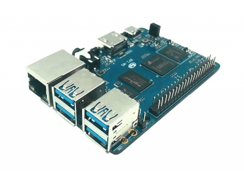 香蕉派 BPI-M5单板计算机采用Amlogic S905x3 芯片设计,4G内存和16G eMMC存储