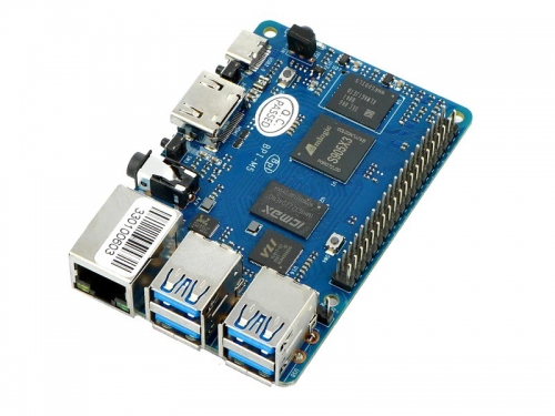 Banana Pi BPI-M5 with Amlogic S905x3 chip design, 4GB RAM and 16GB eMMC