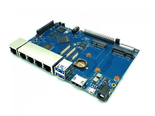 Banana Pi BPI-R2 Pro Router board with Rockchip RK3568 chip design