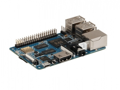 Banana Pi BPI-M2 Berry with Allwinner A40i/R40 chip design with 1GB DDR3 SDRAM