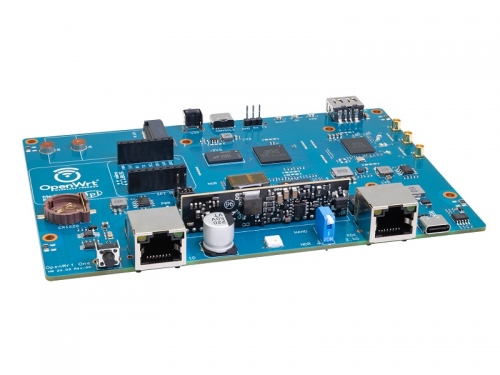OpenWrt One/AP-24.XY router board based on MediaTek MT7981B (Filogic 810) SoC and MediaTek MT7976C dual-band WiFi 6 chipset